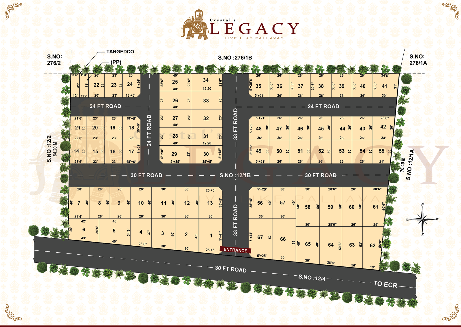 Crystal’s Legacy Master Plan Layout